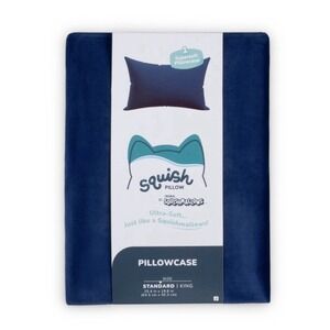 Squish Pillow Original Squishmallows Standard Size Navy Blue Pillow Case